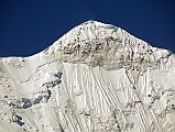 10 Nilgiri North  CloseUp From Trail To Mesokanto La Nilgiri North close up in the early morning from the trail towards the Mesokanto La and Tilicho Lake.